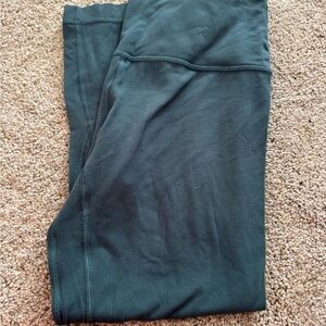 lululemon athletica align 25 inch moss colored Leggings